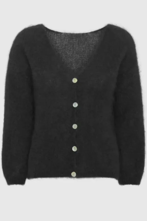Americandreams - Cornelia mohairneuletakki, black