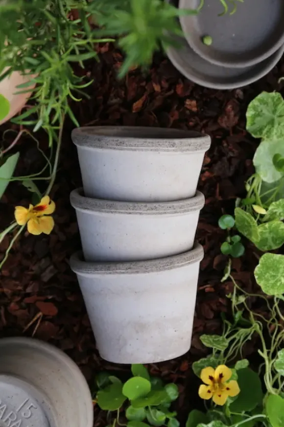 Bergs Potter - ruukku Parade RAW Grey, Ø 13 cm
