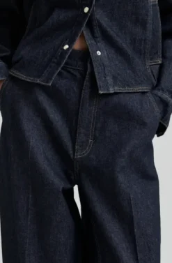 Columbus New Denim Trousers, dark blue denim