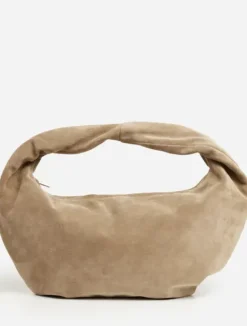 Flattered - Alva shoulder bag, suede sand