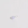 Gauhar - Blue Lace Agate Drop riipus, hopea