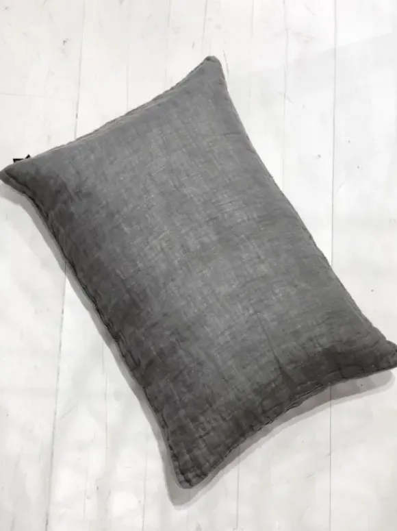Himla - Hannelin pellavatyynynpäällinen, tummanharmaa