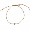 Iris rannekoru Smokey Quartz, silver