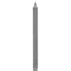 Kruunukynttilä 8-pack, grey