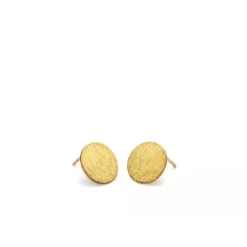 Pernille Corydon - Small Coin nappikorvakorut, kulta