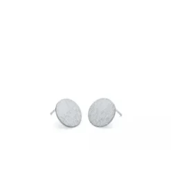 Pernille Corydon - Small Coin nappikorvakorut, hopea