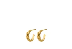Pernille Corydon - Small Hana Earrings 12mm, kulta