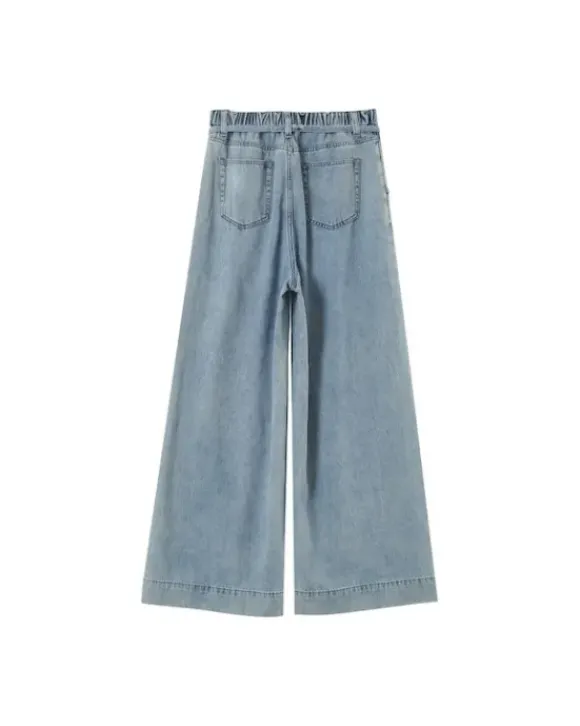 Pompon farkut, skye blue