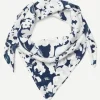 Samsoe&Samsoe - Hailan silkkihuivi, Flora blue