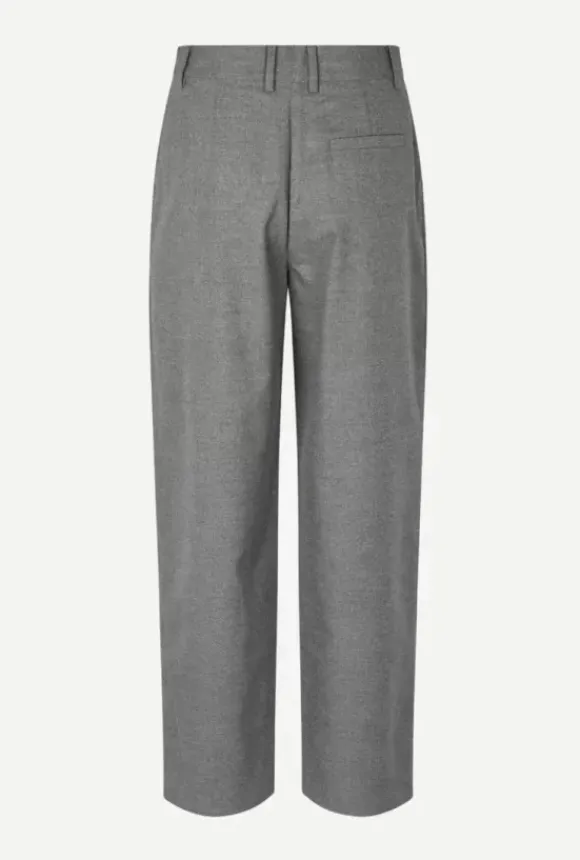 Samsoe&Samsoe - Saagneta housut, grey melange