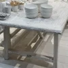 Snowdrops Copenhagen - ruokapöytä suorilla jaloilla 240cm #660, off white