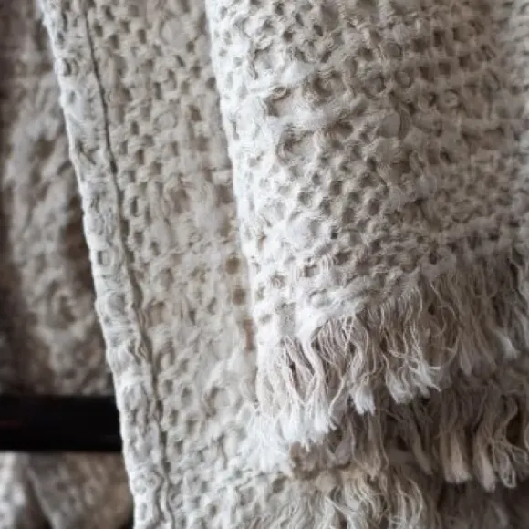 Tell Me More - Monti torkkupeitto, sand beige