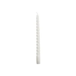 Tine K Home - kierrekynttilä kapea 12-pack, valkoinen