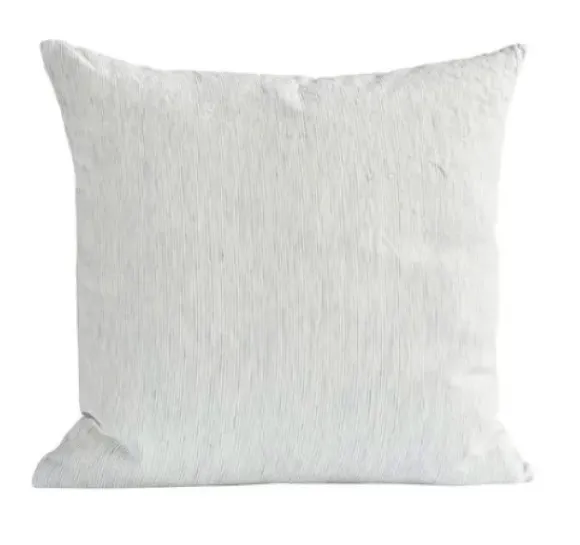 Tine K Home pellavatyynynpäällinen, 50x50 cm, ECRU/SKY