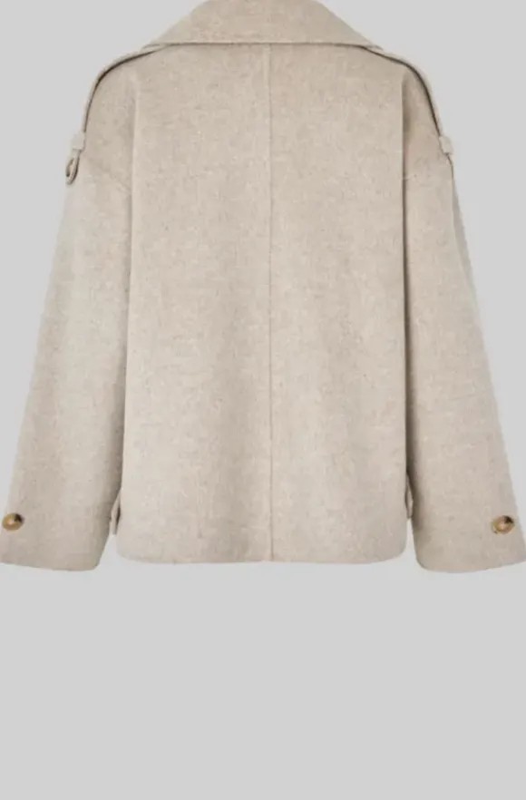 Walance lyhyt villakangastakki, beige melange