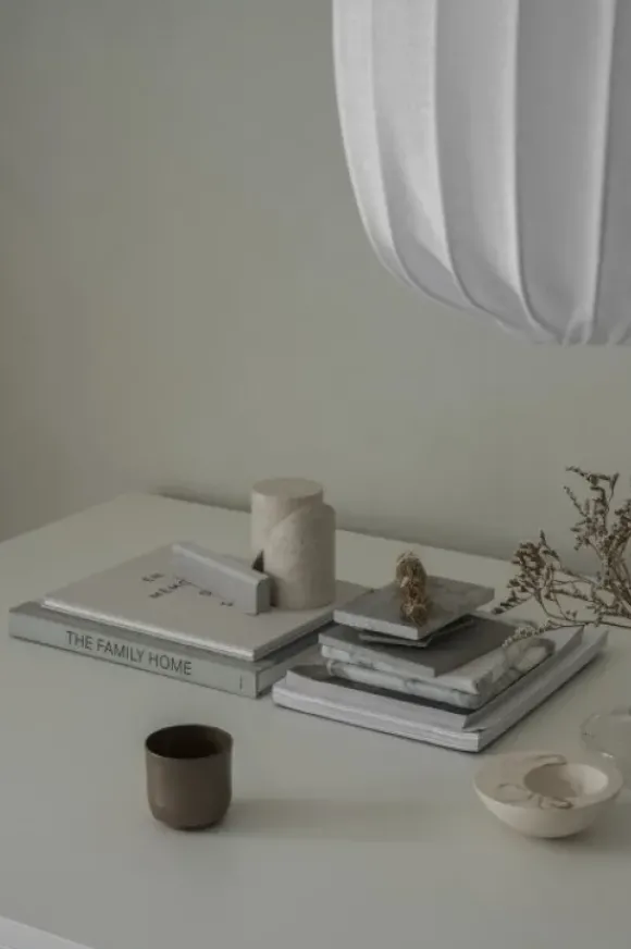 Watt&Veke - Prisma 35 kattovalaisin pellavaa, white